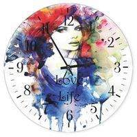 Horloge murale, Vie amoureuse 3 (I-14168) 40x40 cm