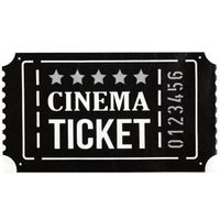 20 Serviettes de table papier "Ticket de Cinéma" 20 x 16.5cm REF/8472
