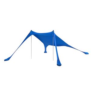 ABRI DE PLAGE Tente de Plage Portable Abri de Plage UPF30 - OZT01-DB - SoBuy - Bleu Royal