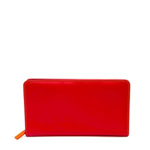 Gostwo Portefeuille de voyage minimaliste pour femme, Rouge, Taille unique, Moderne