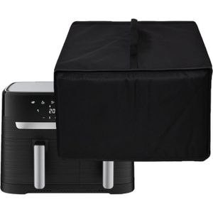Kwmobile Housse Compatible Avec Cosori Air Fryer 5.5L XXL Housse - Housse De Protection Intégrale Pour Friteuse à Chaud Friteuse Sans Huile - Gris Foncé