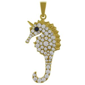 ☆Pendentif hippocampe en plaqué or☆ ☆Pendentif hippocampe en plaqué or☆