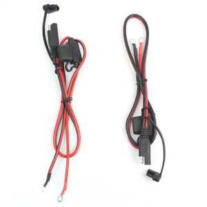etc voitures tracteurs Lot de 2 Dongge SAE Connecteur chargeur de batterie de moto SAE C/âble de charge SAE coupe rapidement la prise au fusible /à anneau 12 V Convient pour charger les motos