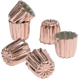 Moule à cannelés - Mould for cannelés copper Ø 55 mm