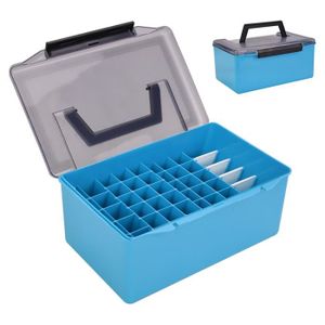 BOITE DE PÊCHE Pêche,Boîte de matériel de pêche en PVC de haute qualité,boîte de rangement d'accessoires d'équipement - Type Blue