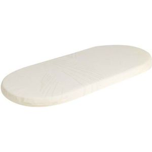 Drap Housse blanc 40x80 cm pour matelas de berceau ovale