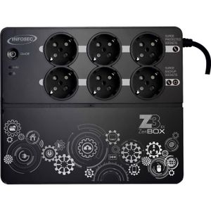 1000VA 500W Infosec Onduleur Z3 Zenergy Box avec prises FR
