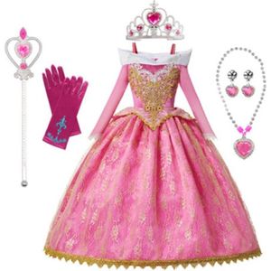 ROBE Déguisement Enfant Fille Robe de Princesse Aurore