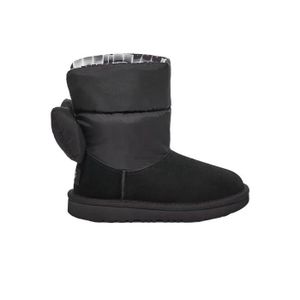 BOTTINE Bottes UGG Bailey Bow Maxi Noeud pour Fille - Noir