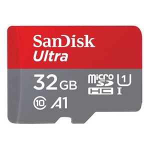 CARTE MÉMOIRE Carte MicroSD SanDisk 32GB Ultra A1 Classe 10