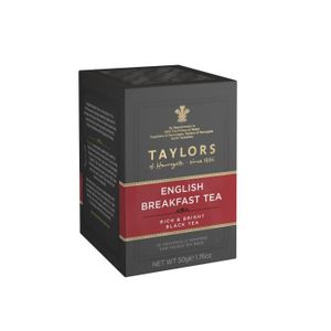 THÉ LOT DE 4 - TAYLORS OF HARROGATE - Thé noir English Breakfast Tea - boite de 40 sachets