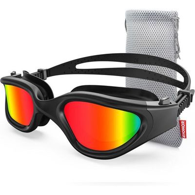 Lunettes De Natation Adultes/enfants (à Partir De 10 Ans) - Modèle B515 Noir, Anti-buée, Filtre UV, Taille Unique