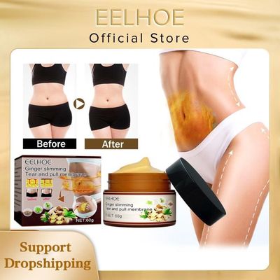 EELHOE Crème Sculptante Gingembre Fat Burning Cellulite Remover Traitement Crème Minceur Raffermissant Graisse Perte De Poids Crème