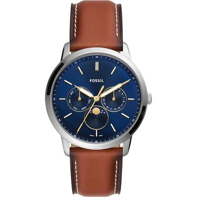 Montre Fossil Pour Homme En Cuir Marron – Chic Et Pratique Pour Toutes Vos Occasions