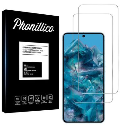 Lot De Films De Protection En Verre Trempé 9H Pour Google Pixel 8 Pro - Anti-rayures, Anti-bulles - Transparent