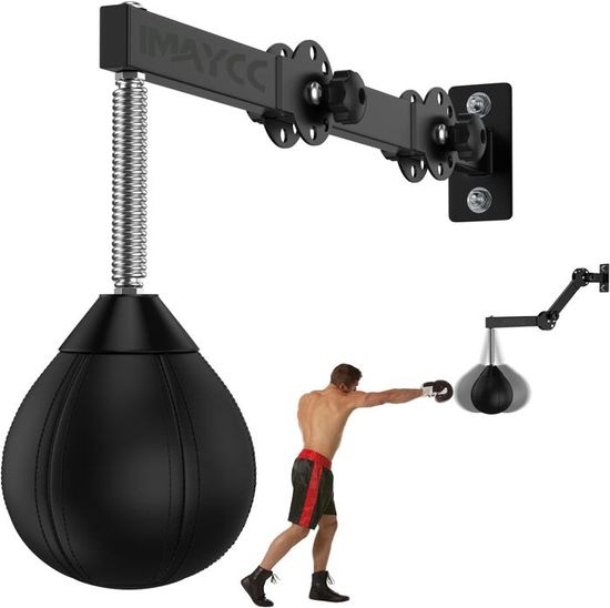 Speed Boksbal Reactietrainer met hoofdband en 3 ballen