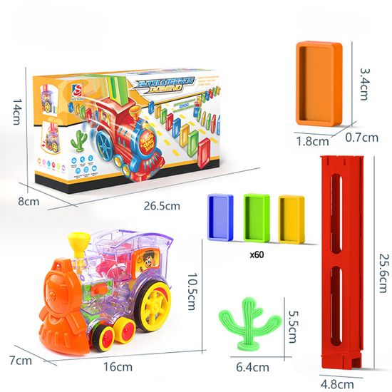 OBEST Ensemble de jouets train de dominos pour enfants – 180 pièces, ensemble de blocs de dominos pour construction et empilage, train de dominos automatique, jeux créatifs pour enfants, cadeau pour OBEST Ensemble de jouets train de dominos pour enfants – 180 pièces, ensemble de blocs de dominos pour construction et empilage, train de dominos automatique, jeux créatifs pour enfants, cadeau pour