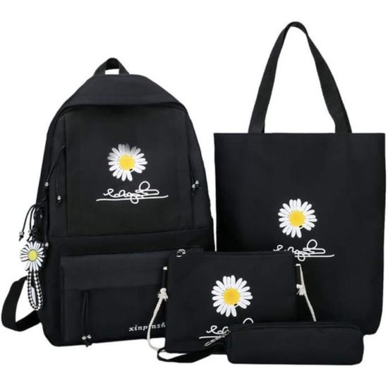 Mini Sac à Dos Japonais Hikosen Cara Jaune Pour Femmes/filles (coton)