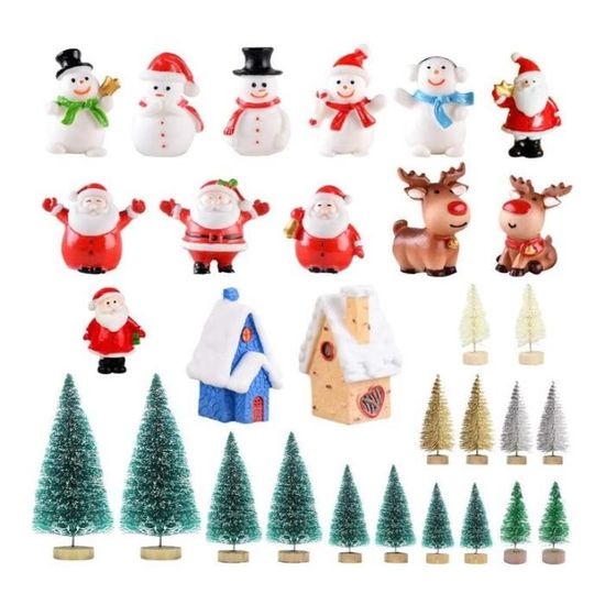 Accessoires Micro-paysage 30 Figurines Fantômes Lumineuses Select Zone - Résine, Luisent Dans Le Noir - Décoration Jardin, Maison, Micro-paysage Accessoire Halloween Nocturne