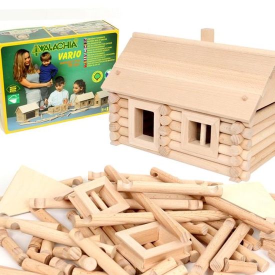 Jeu construction chalets VARIO 72 PCS