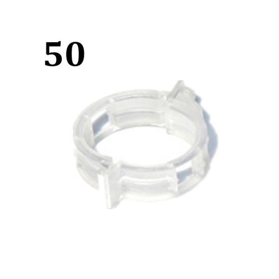 Lurrose Lot De 100 Clips Câbles Réutilisables En Plastique Pour Plantes