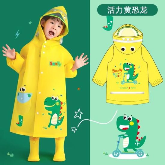 Salopette De Pluie Enfant Unisexe - Pantalon Imperméable Réfléchissant - Taille 4 Ans - Jaune
