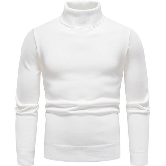 Col Roulé Homme Pull Torsadé Ajusté Pull Col Roulé Coofandy Homme