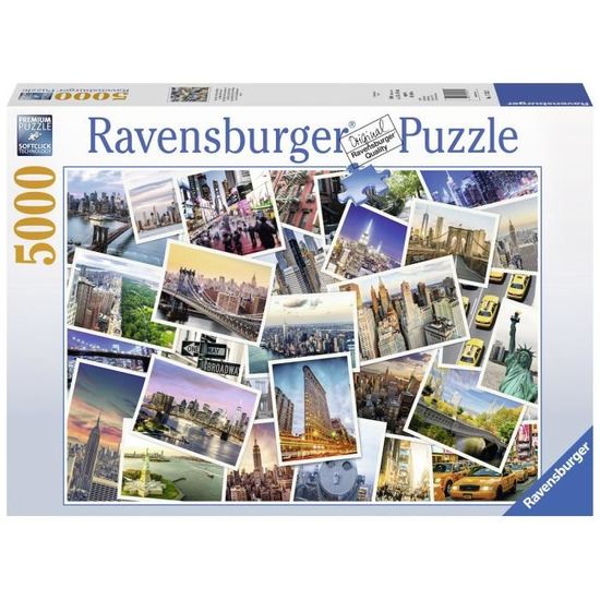 Puzzle RAVENSBURGER New York City Never Sleeps The - 5000 pièces - Voyage et cartes