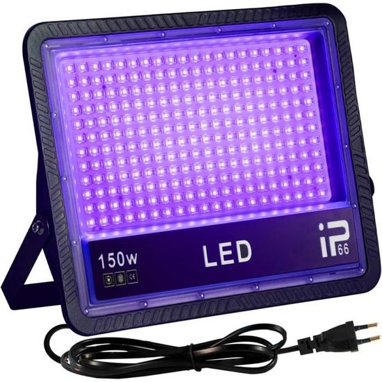 Projecteur Lumière Noire LED 60W - 395nm UV, Étanche IP66, Parfait Pour Halloween Soirees Fluo Bars Et Discotheques 97634712 - Foto 2