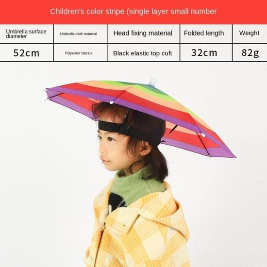 Fr Chapeau Parapluie Avec Bande élastique Anti-pluie Pour La