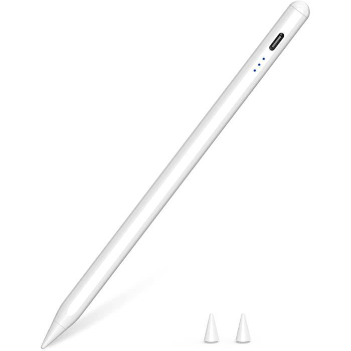 Stylet Pencil 1 Pour IPad 2018-2025 - 12h Autonomie - Sensible Inclinaison - Aimants - Compatible Multiple