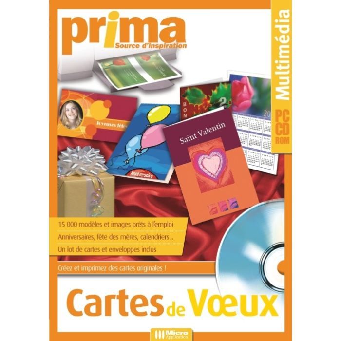 Micro Application Cartes De Voeux Prima / Jeux PC
