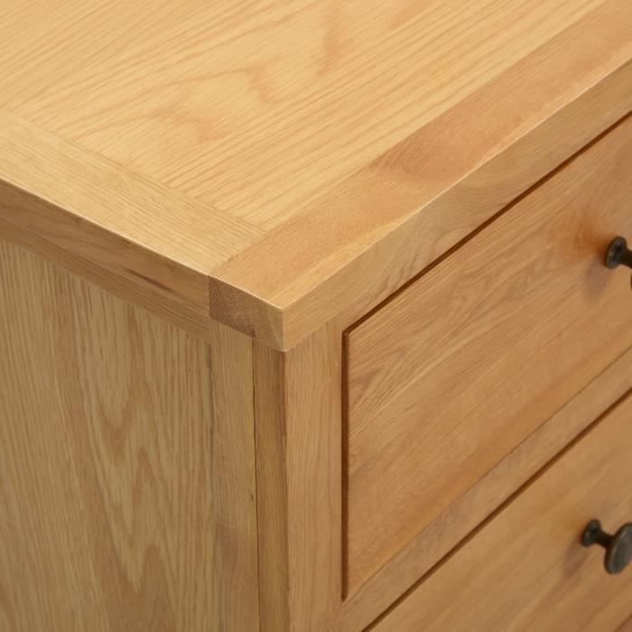 Mode Commode 105x33,5x73 cm Bois de chêne massif-MEN6367