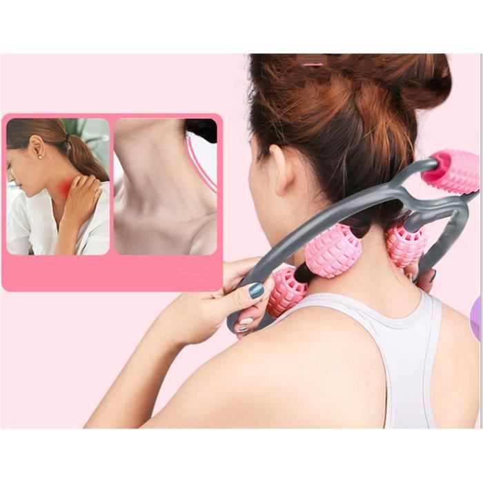 Appareil de Massage avec poignée, Masseur Anti Cellulite,Efficace sur Les Jambes,Hanches,Fesses,Bras,Cou,Body