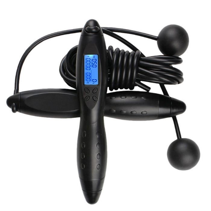Corde à sauter numérique comptant les calories Sport Fitness Cordes Workout Exercice miettelove 2118 ylzz