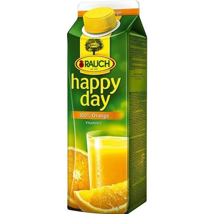 Rauch Happy Day Orange Jus de Fruit 6 x 1l