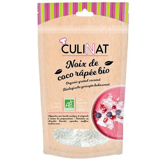 Noix de coco râpée bio Culinat 125g