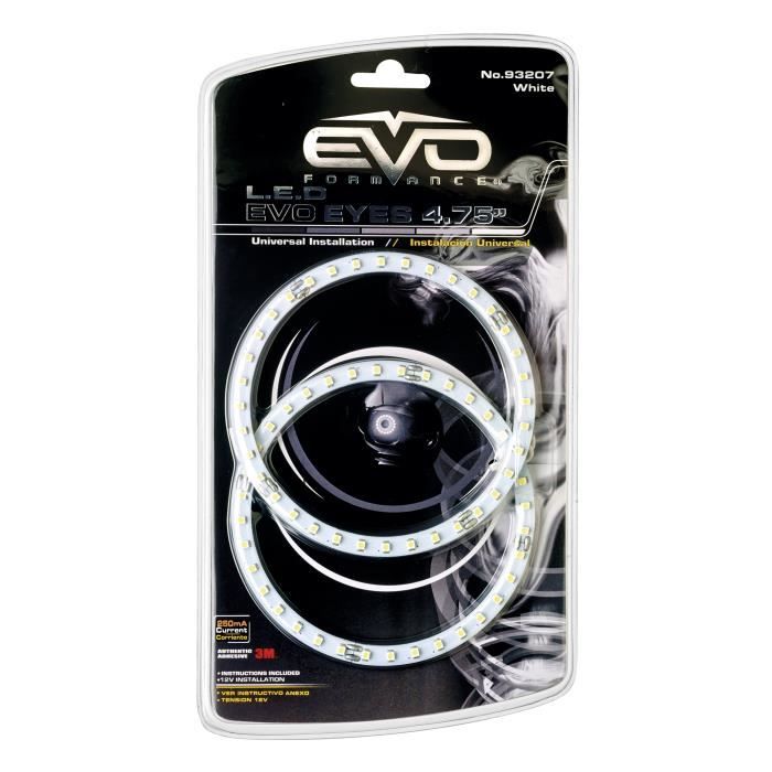 ANNEAUX LED BLANC type angel eyes 12CM