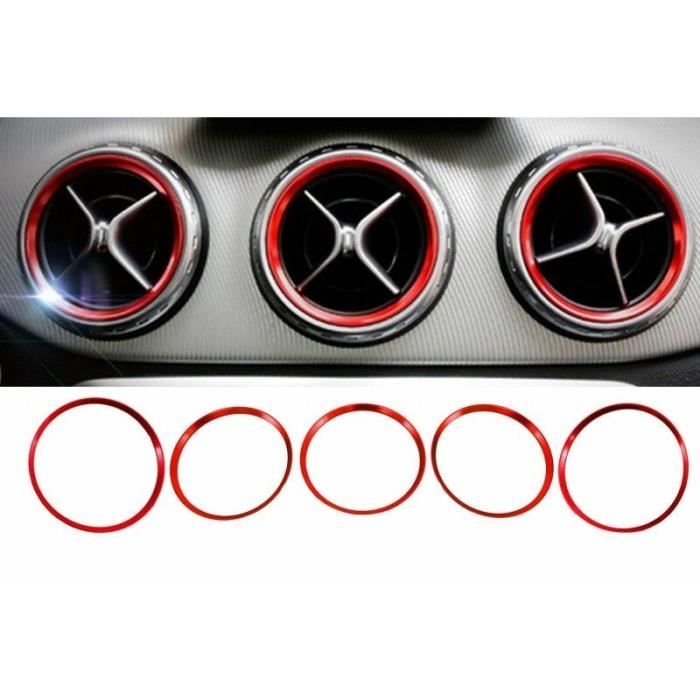 Cadre Ventilation Amg Optic Rouge pour Mercedes W176 W246 CLA C117 GLA X156