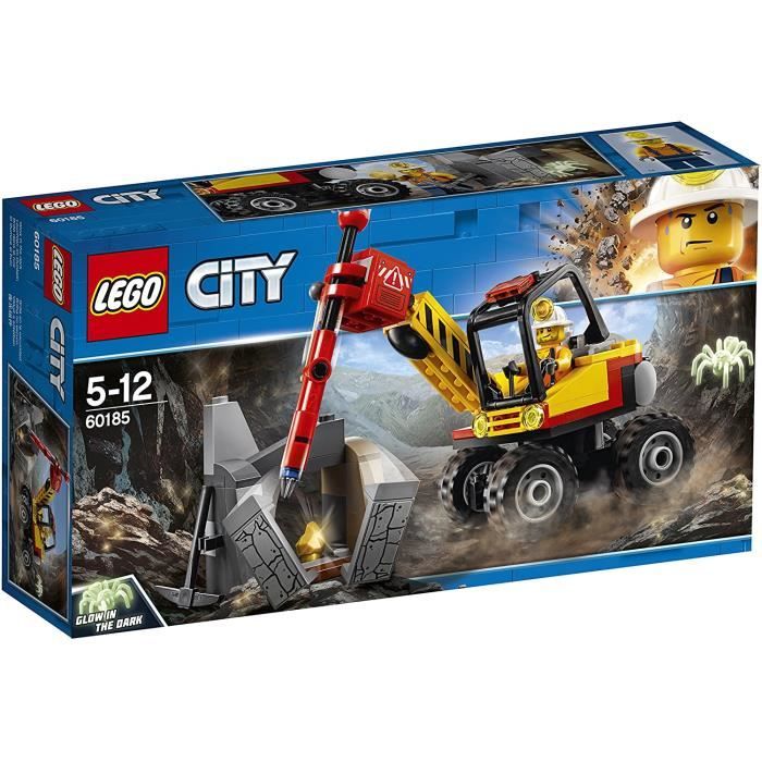 VEHICULE A CONSTRUIRE ENGIN TERRESTRE A CONSTRUIRELEGO City - L'excavatrice avec marteau-piqueur - 60185 - Jeu de Construction377