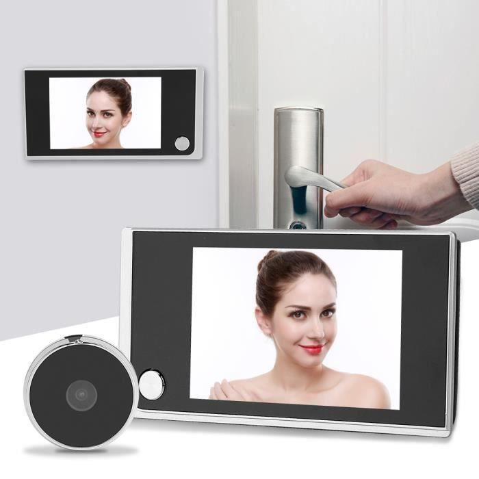 3.5 - Visionneuse de porte Sonnette Digital Home Security Vidéo-eye Mémoire Porte Judas Spectateur Porte Judas Caméra