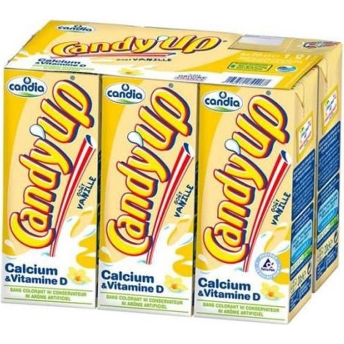 Candia - Candia Candy’up Vanille 20cl (pack de 6)
