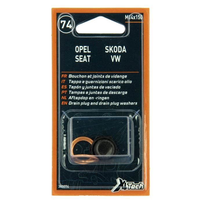 XLTECH 1 bouchon de vidange + 2 joints VAG-Opel M14