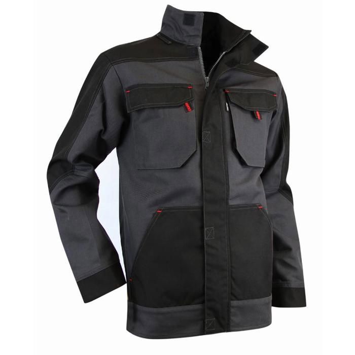 Blouson de travail bicolore LMA Ceramique - Gris/Noir