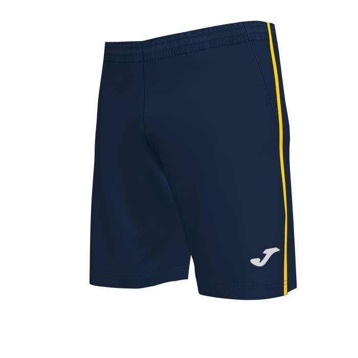 Short Joma Open III - bleu marine/jaune - S