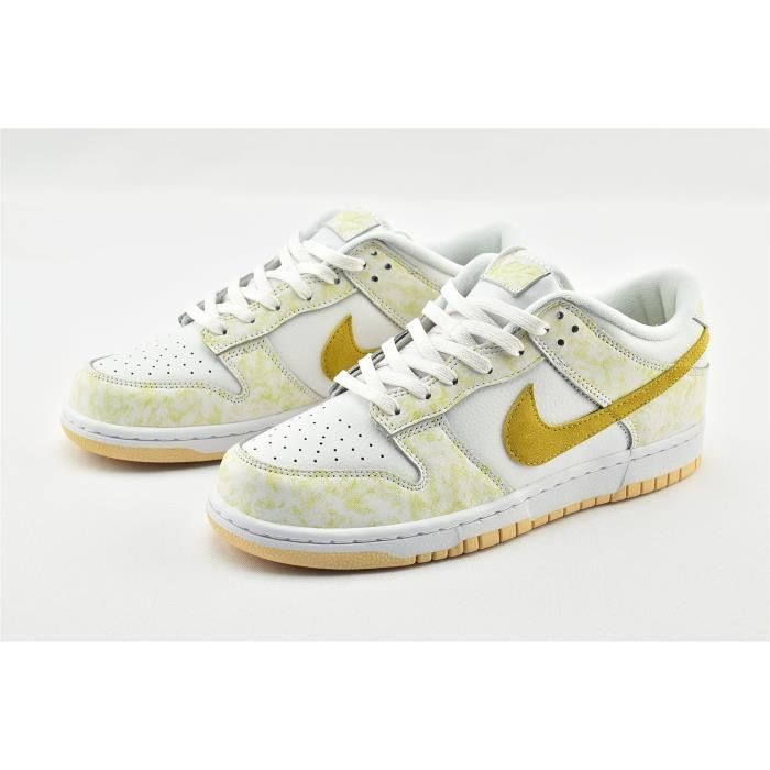 BASKES NikeSB SB DUNK LOW Yellow Strike Homme Femme