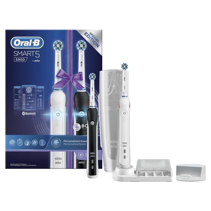 ORAL-B Smart 5 5900 Brosse À Dents Électrique x2