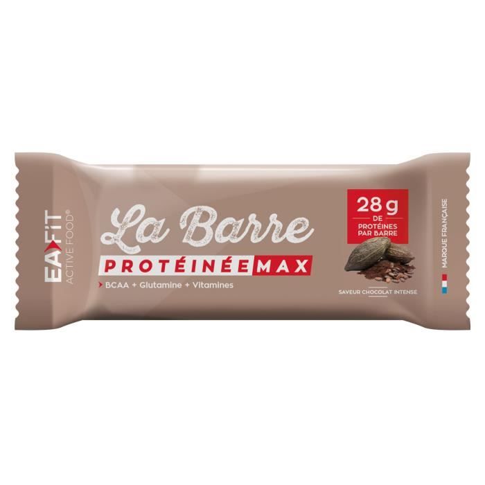 Eafit La Barre Protéinée Max Chocolat Intense 60g