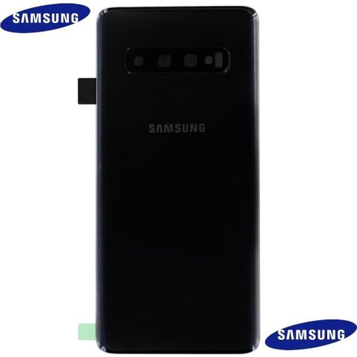 Vitre arrière original pour Samsung Galaxy S10 noir prisme