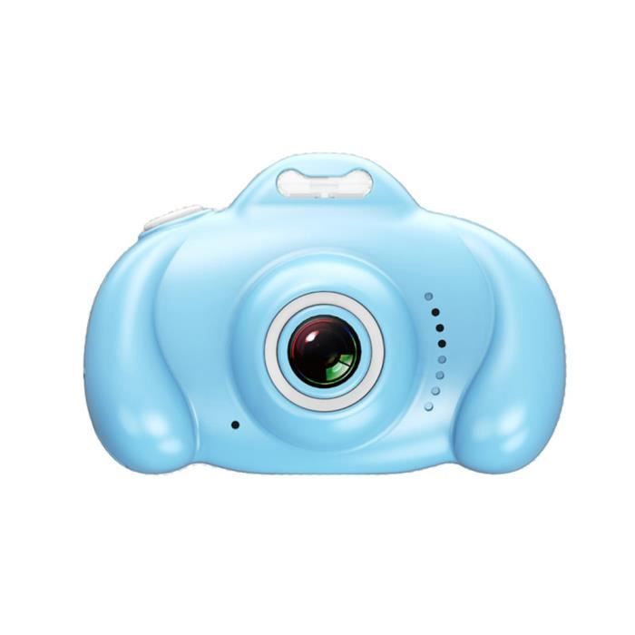 Appareil photo numérique pour enfants 1600W avec double objectif+32G Bleu